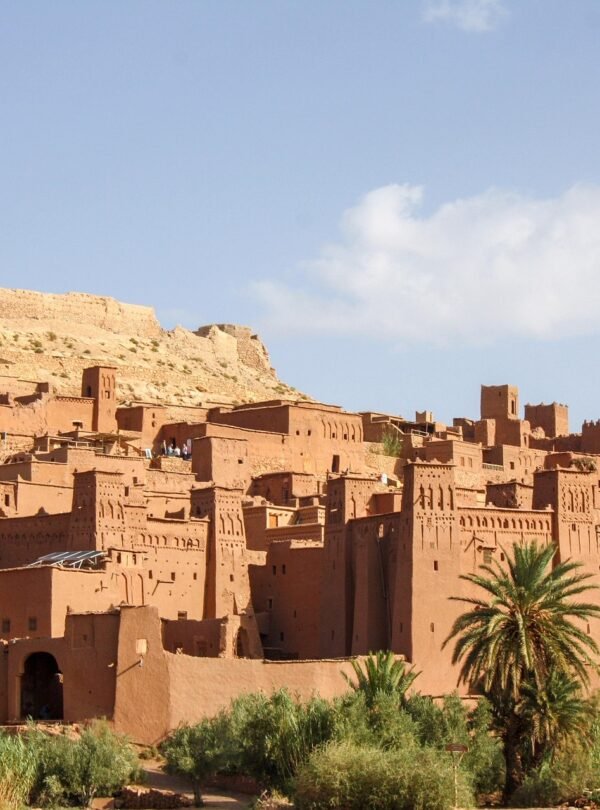 Embark on a full-day journey from Marrakech to discover Ait Ben Haddou, Morocco’s most iconic UNESCO-listed Kasbah and one of the country’s most impressive historic sites. Travel through the breathtaking landscapes of the High Atlas Mountains via the winding Tizi n'Tichka pass, offering panoramic views of valleys and Berber villages.